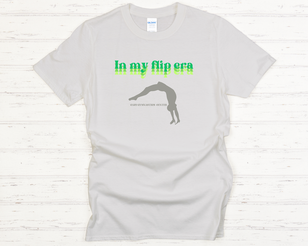 Cary Gymnastics In My Flip Era Adult T-Shirt