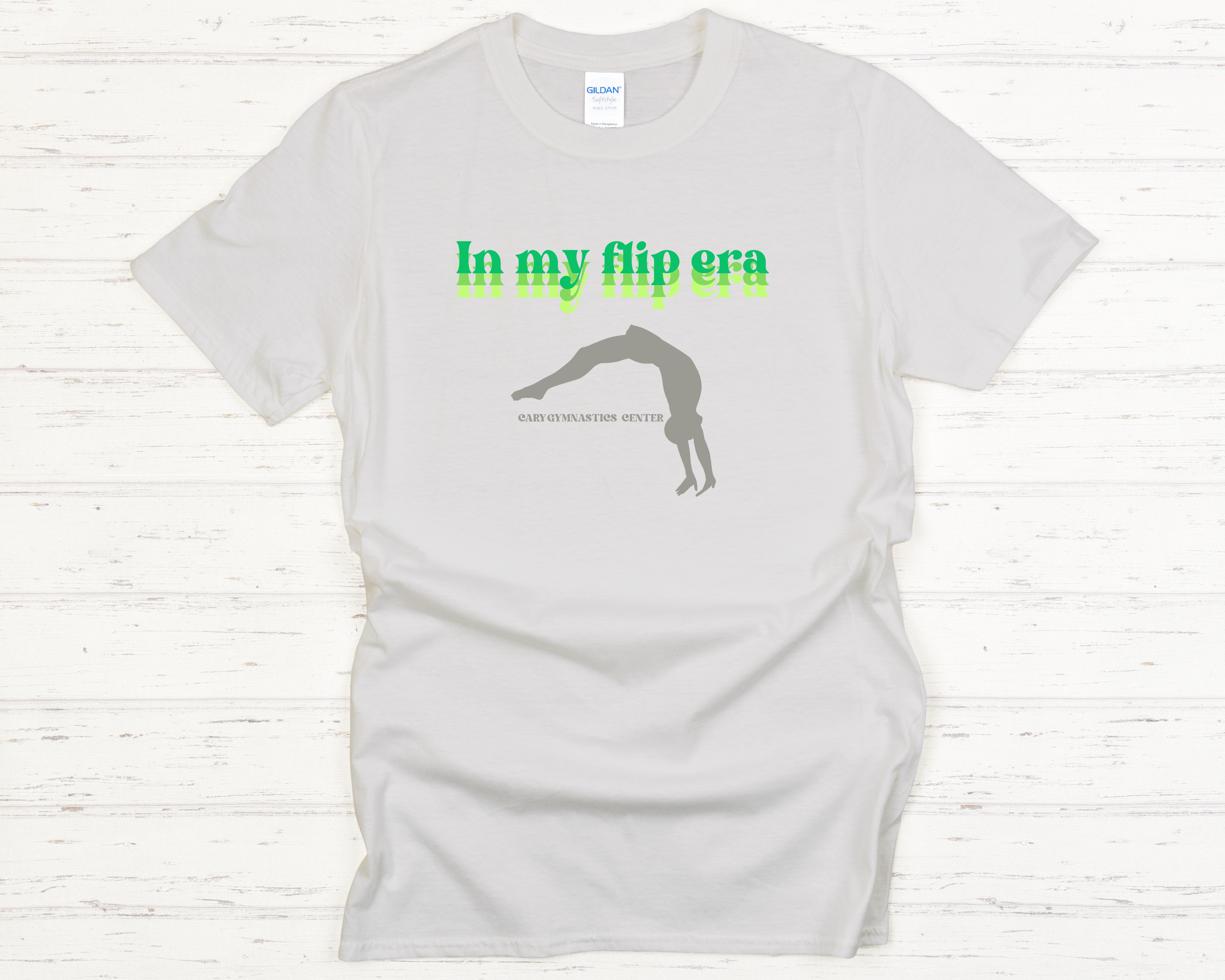 Cary Gymnastics In My Flip Era Adult T-Shirt