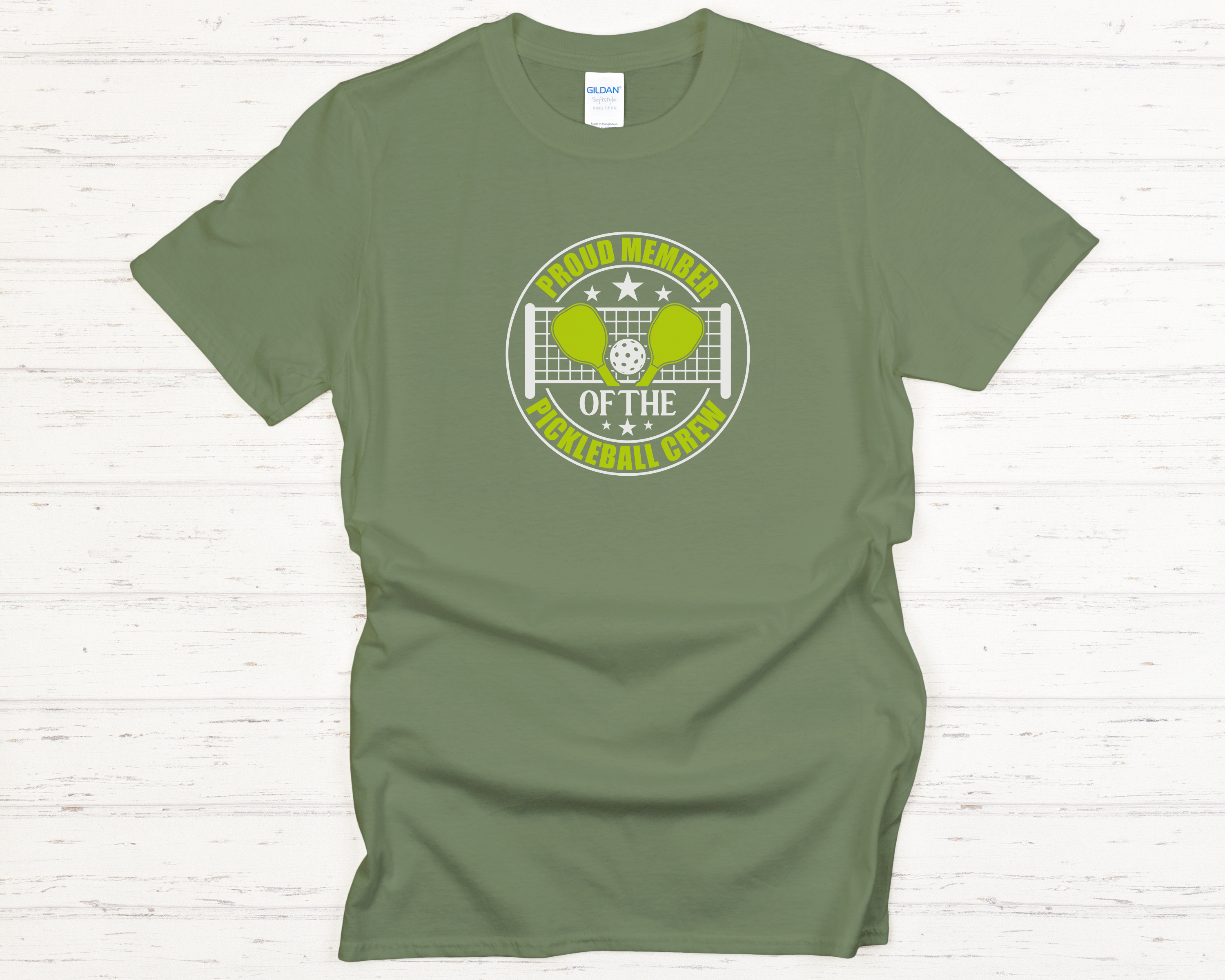 Proud Member of the Pickleball Crew Adult T-Shirt