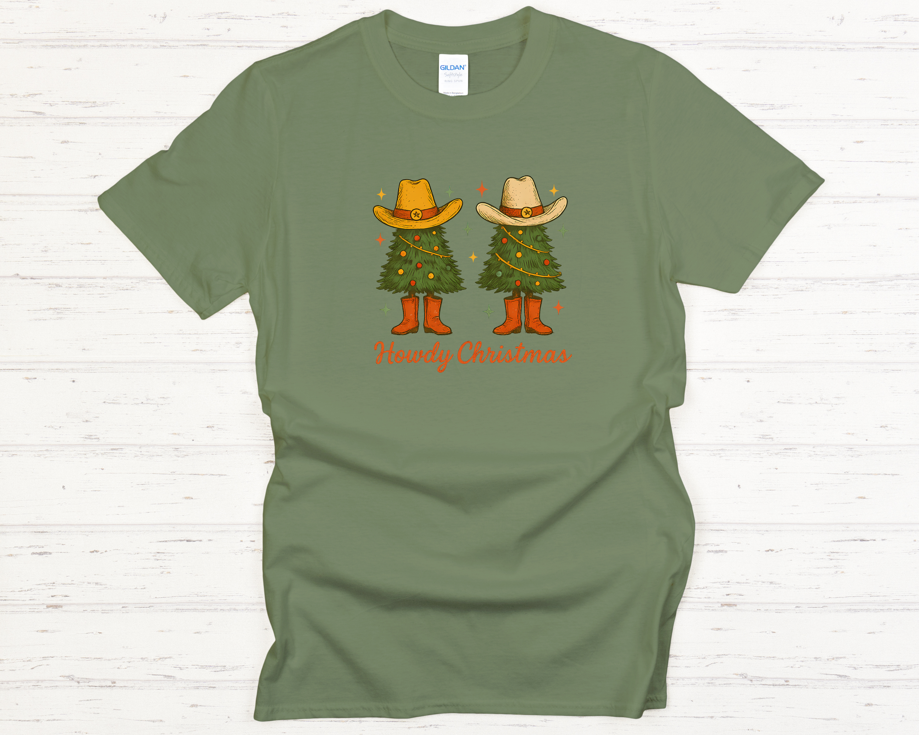 Howdy Christmas Adult T-Shirt