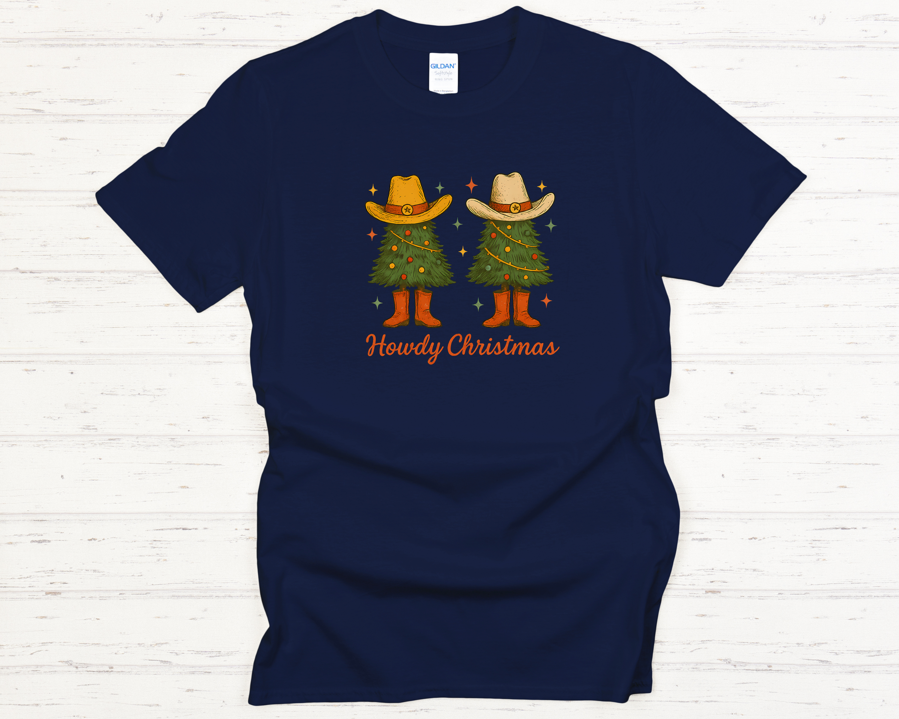 Howdy Christmas Adult T-Shirt