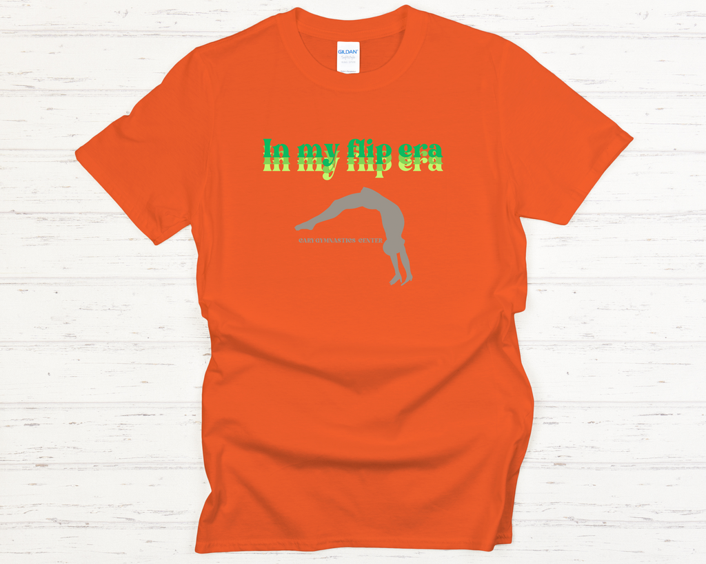 Cary Gymnastics In My Flip Era Adult T-Shirt