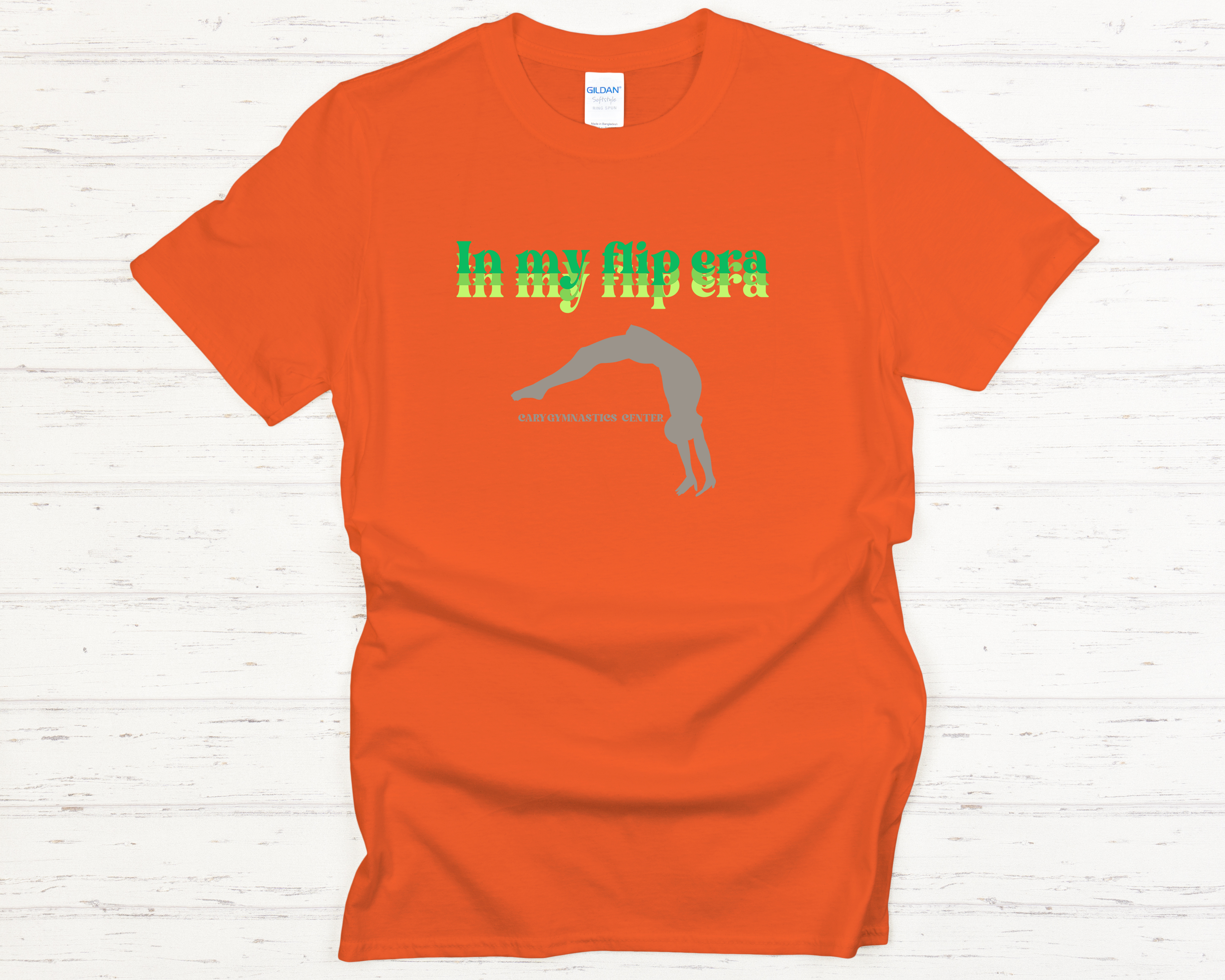 Cary Gymnastics In My Flip Era Adult T-Shirt