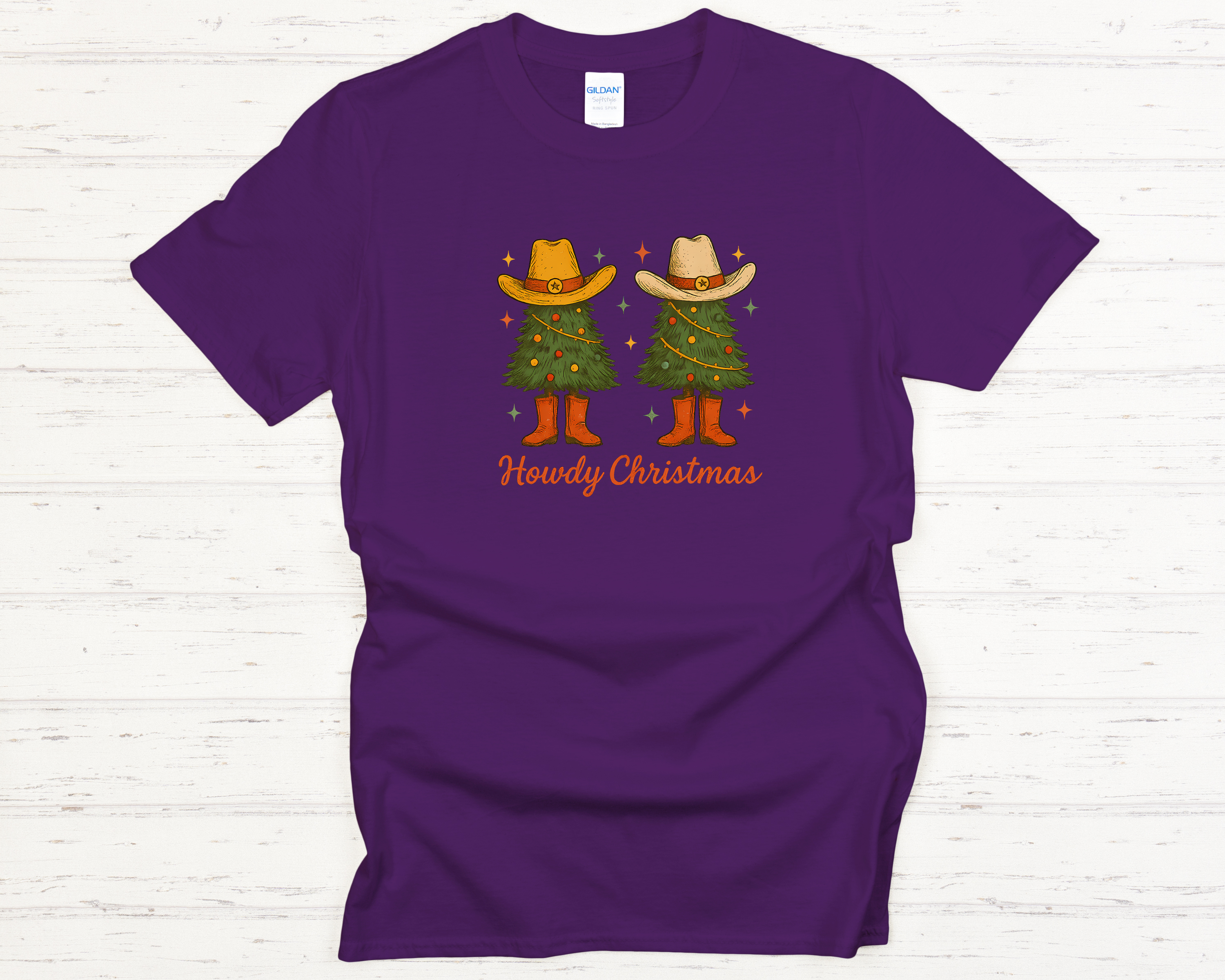 Howdy Christmas Adult T-Shirt