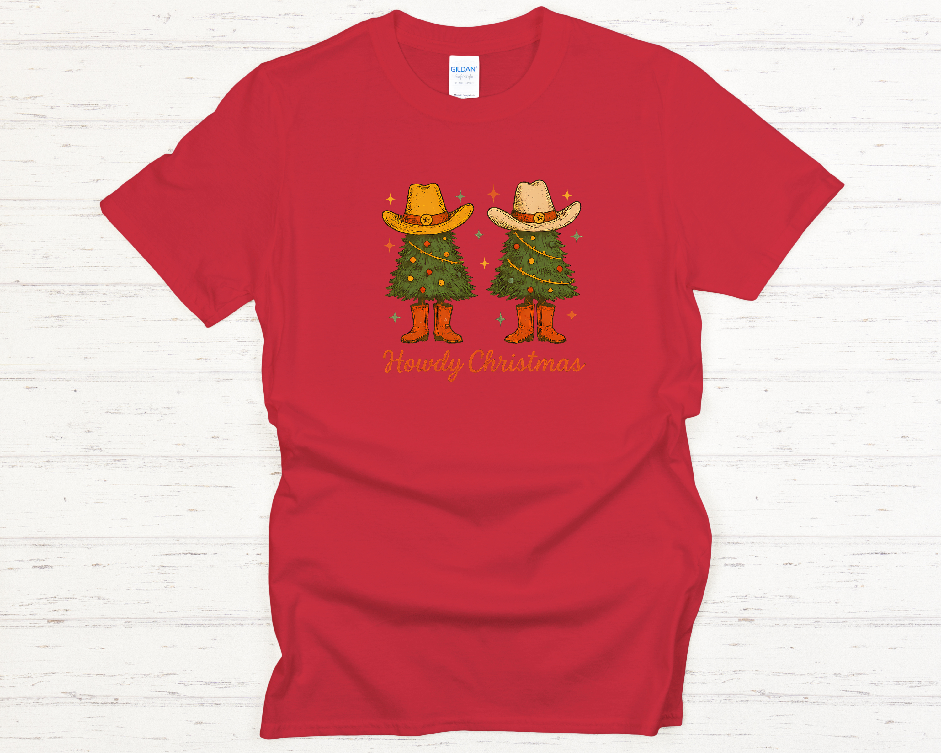 Howdy Christmas Adult T-Shirt