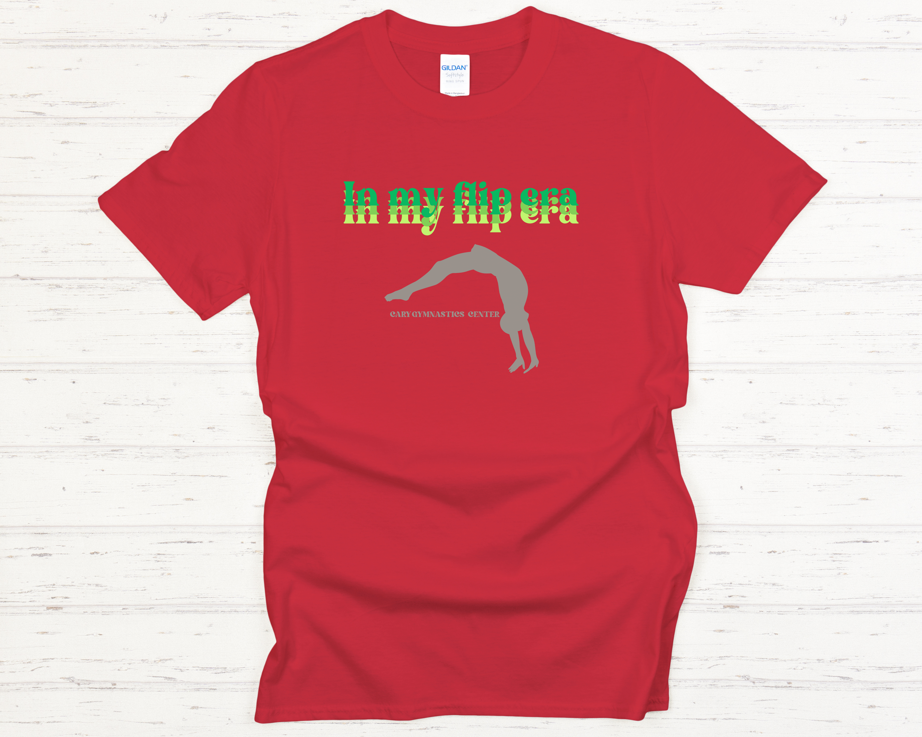 Cary Gymnastics In My Flip Era Adult T-Shirt