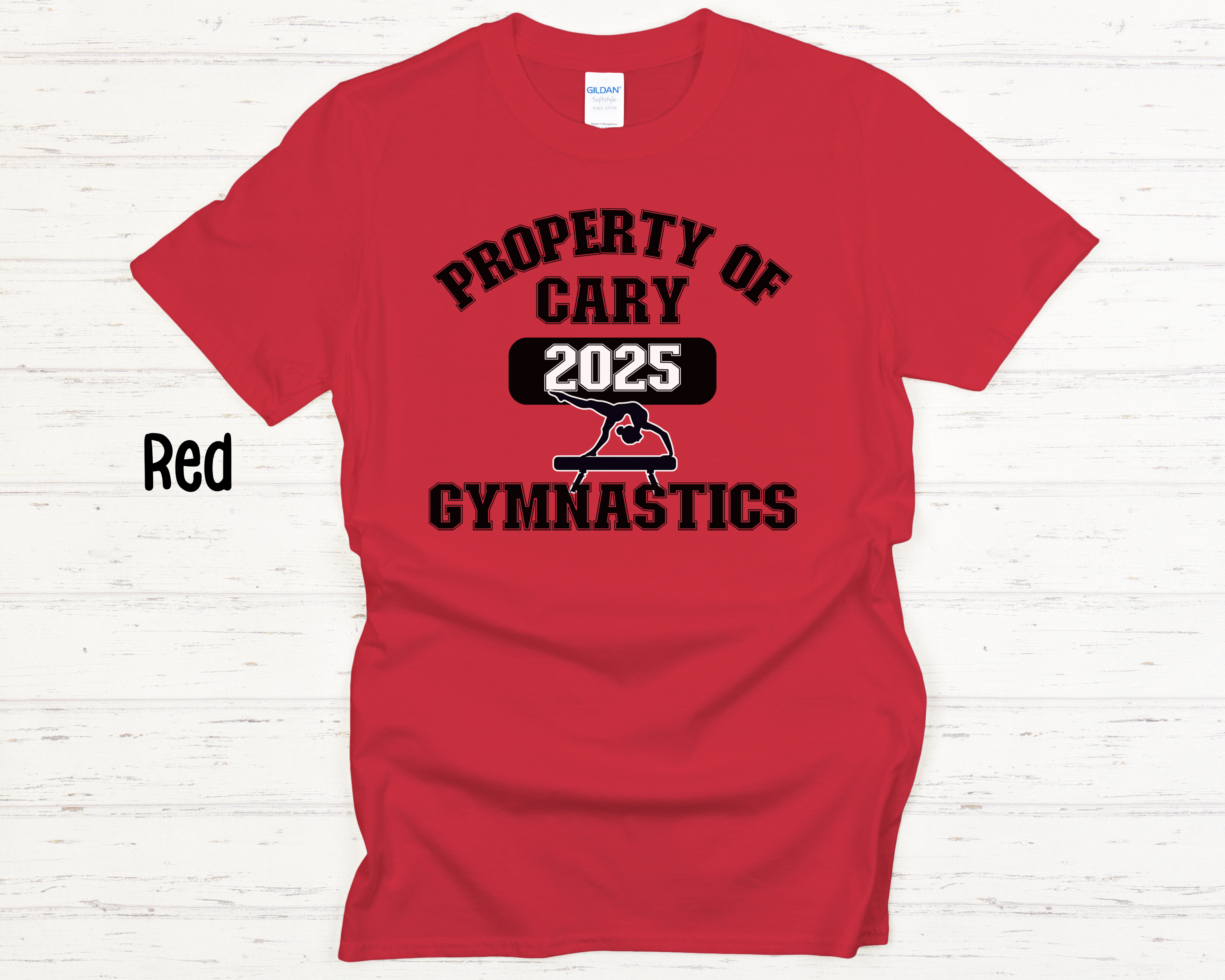 Property of Cary Gymnastics Adult T-Shirt
