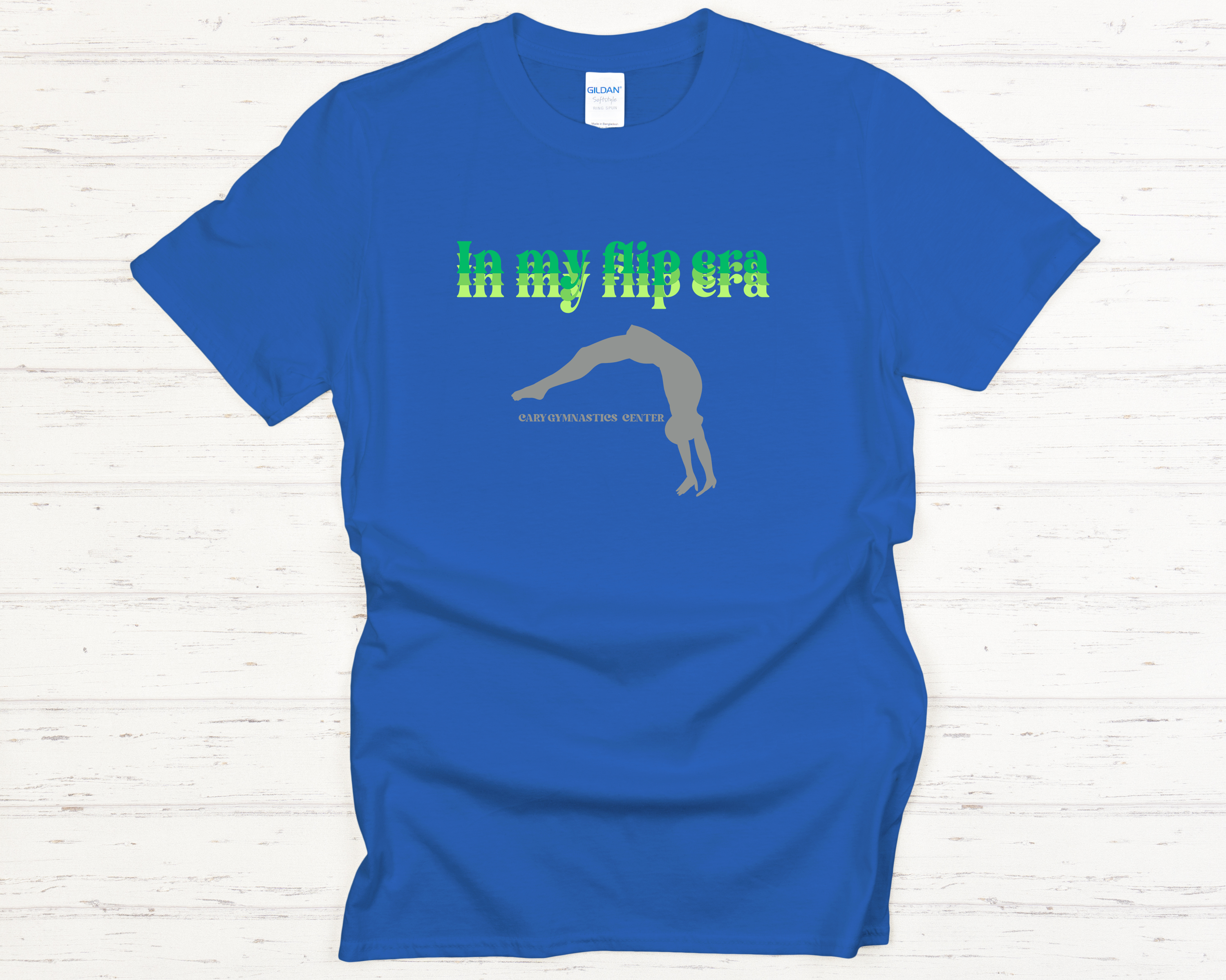 Cary Gymnastics In My Flip Era Adult T-Shirt
