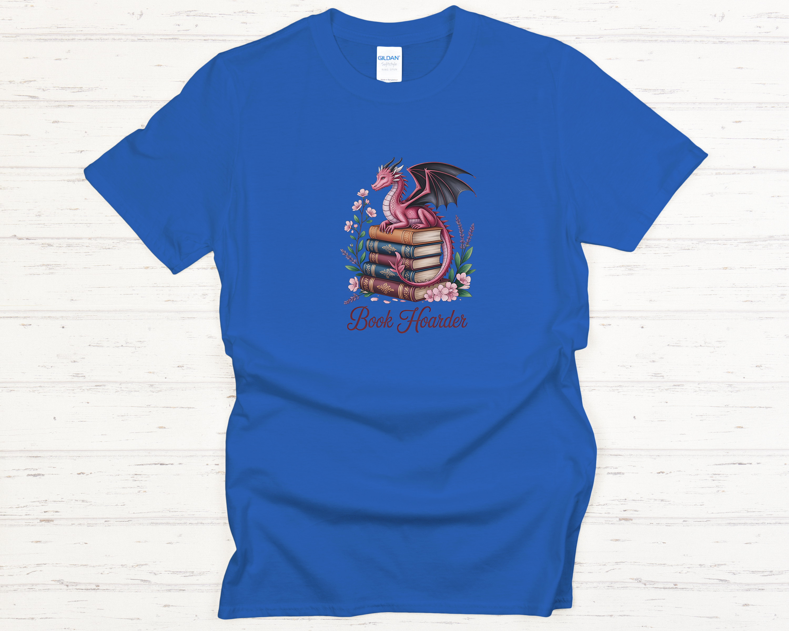 Dragon Book Hoarder Adult T-Shirt