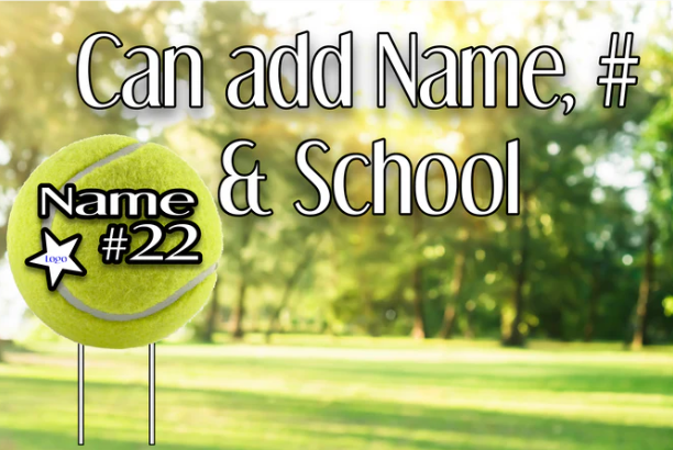 Custom Sporty Yard Signs Single Sided