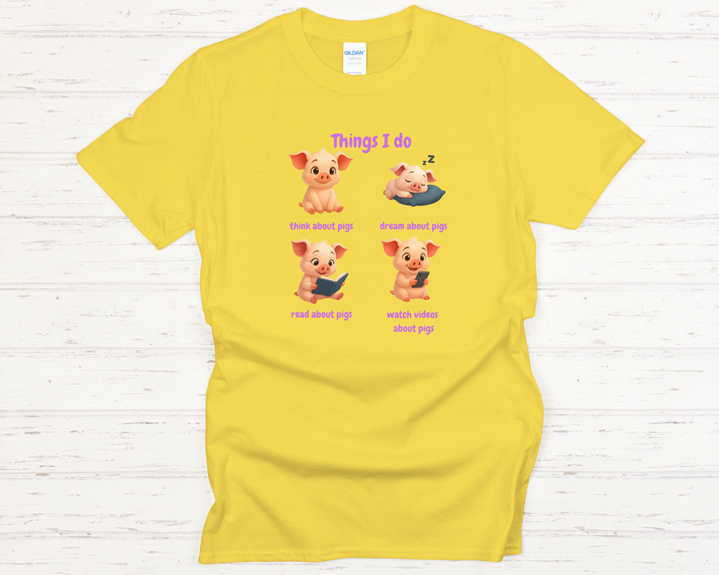 Things I Do (Pig) Youth T-Shirt