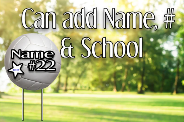 Custom Sporty Yard Signs Single Sided