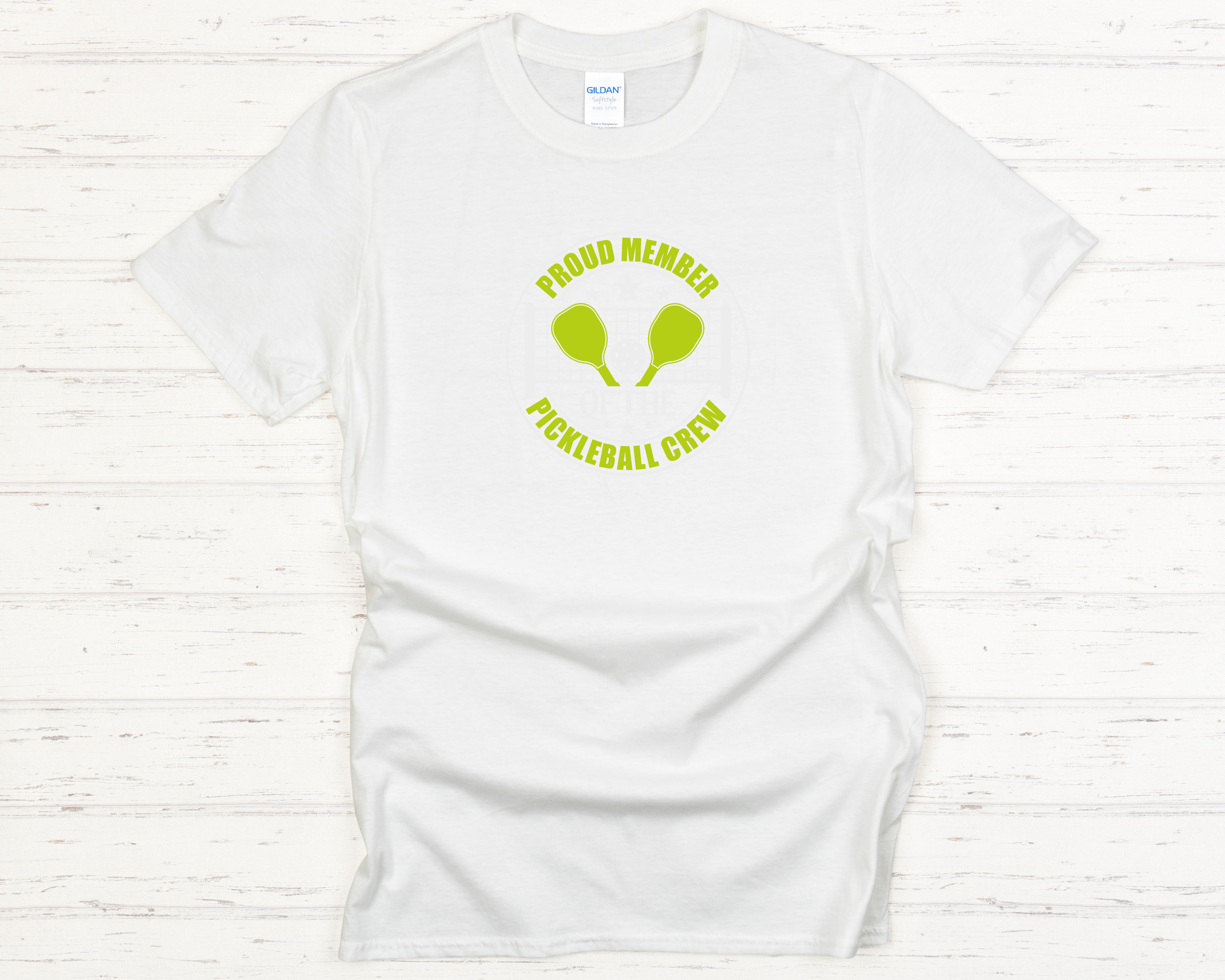 Proud Member of the Pickleball Crew Adult T-Shirt