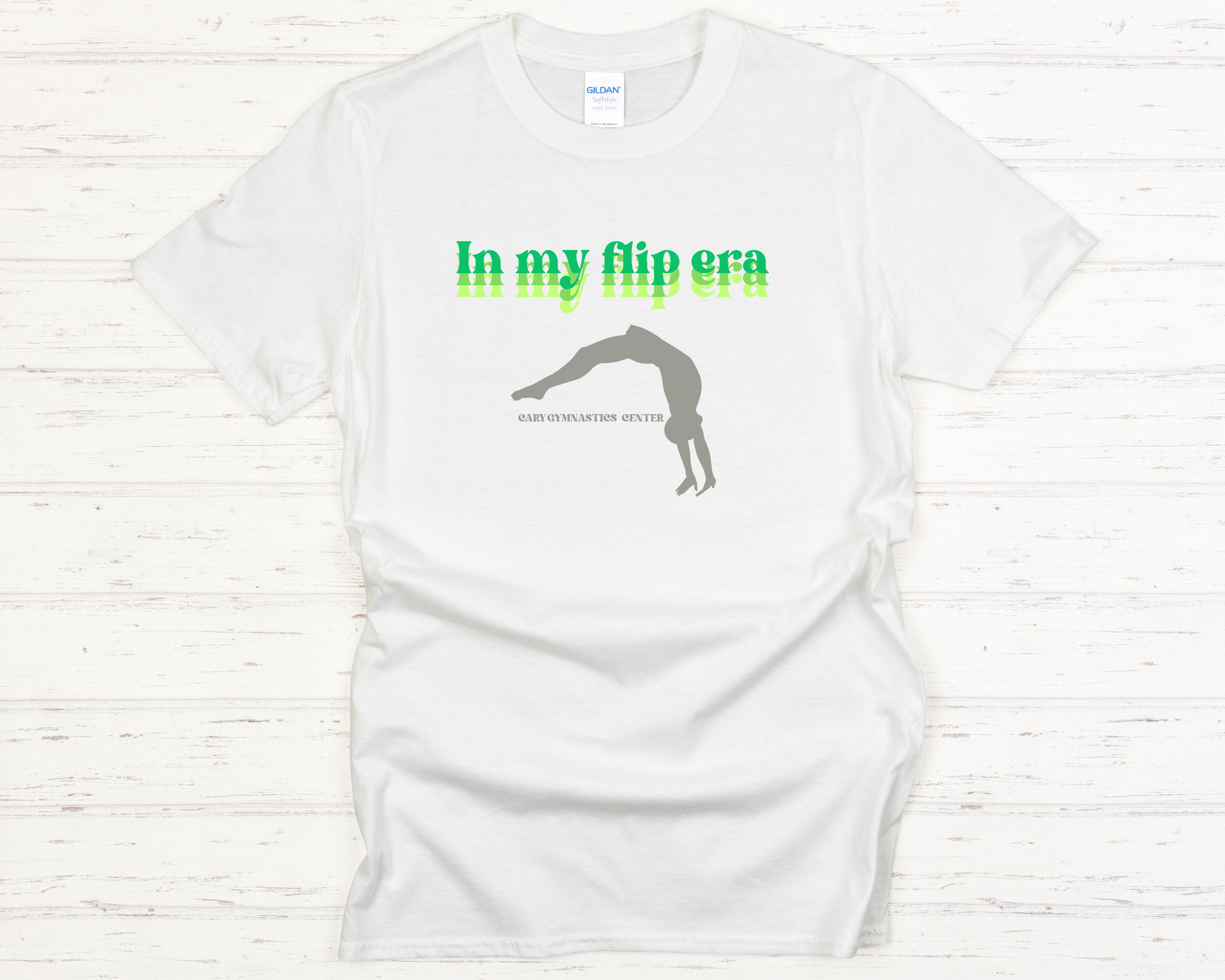 Cary Gymnastics In My Flip Era Adult T-Shirt