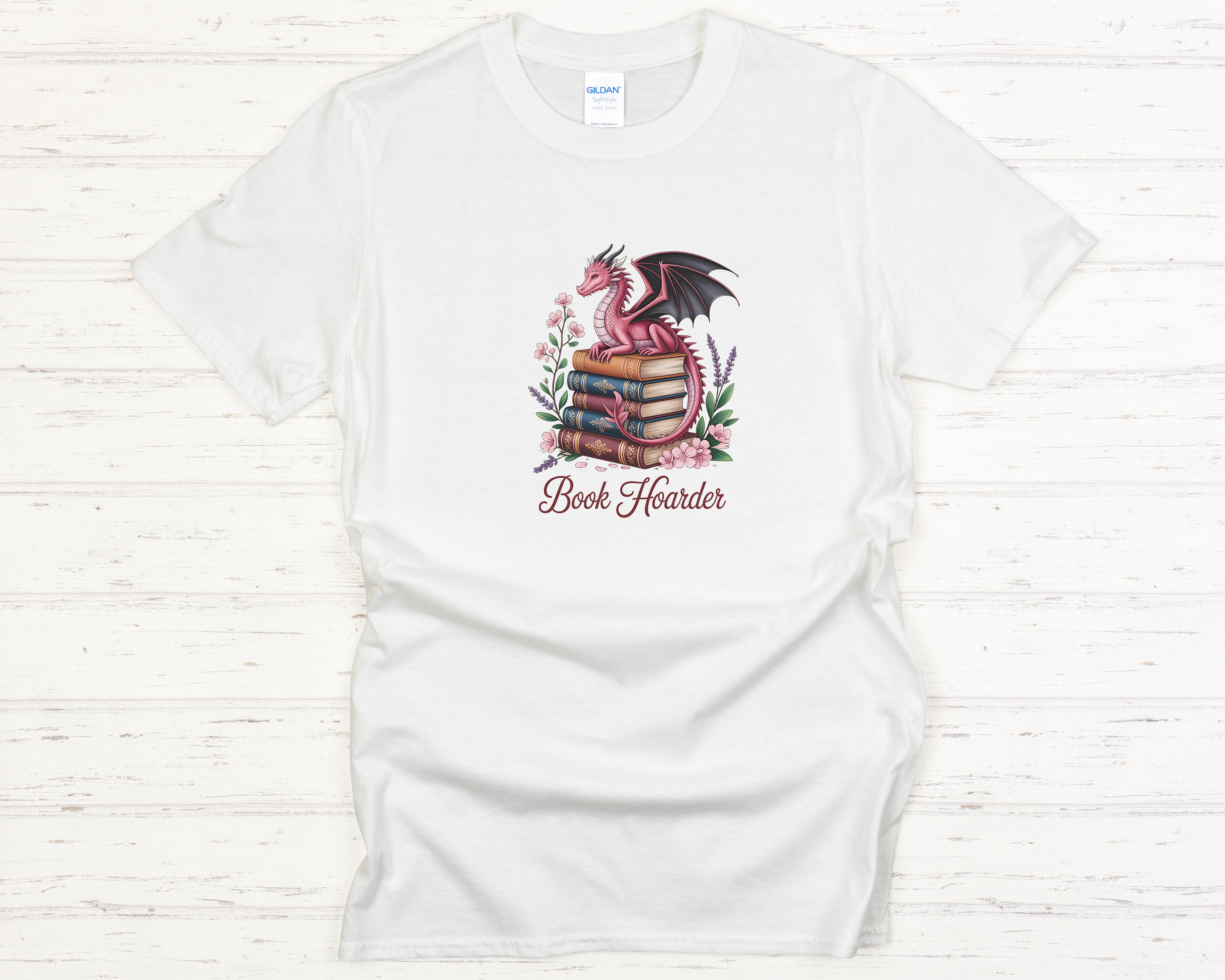 Dragon Book Hoarder Adult T-Shirt