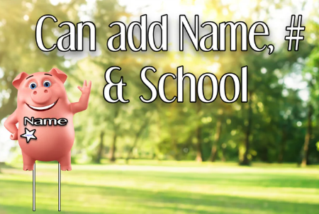 Custom Sporty Yard Signs Single Sided