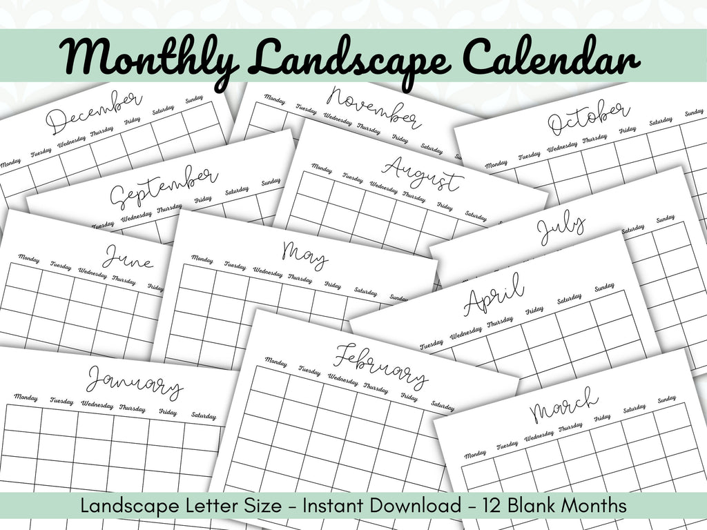 48 Page Plain Thanksgiving Planner PLUS 2 Different Monthly Calendars, 96 Total Pages, Thanksgiving Binder, Organization for Holidays