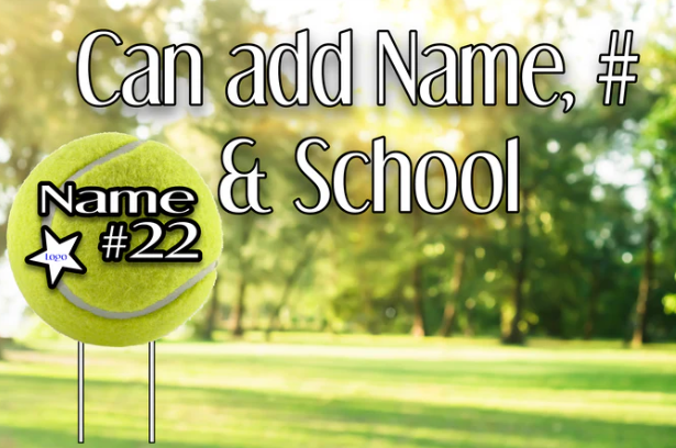 Custom Sporty Yard Signs Single Sided